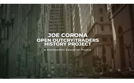 John Lothian News | VIDEO: Veteran Trader Joe Corona Talks Freely in his Open Outcry Traders History Project Interview